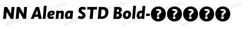 NN Alena STD Bold字体转换